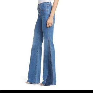 Veronica beard kiley wide leg jeans